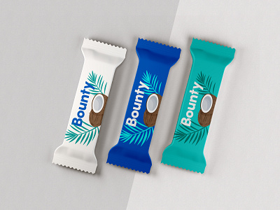 Bounty Packaging Redesign branding chocolate packaging dribbbleweeklywarmup packaging design packagingdesign