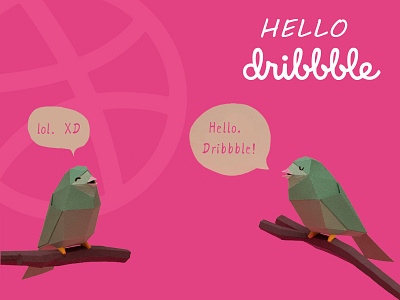 Hello Dribbble dribbble hello