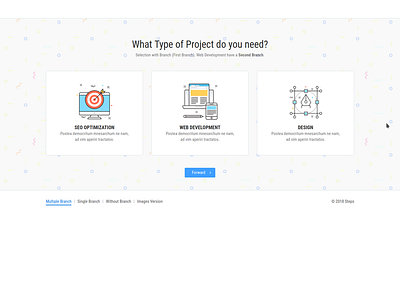 STEPS | Multipurpose Working Wizard with Branches branding css css 3 css insights design html illustration javascript js json loginboxconcept logo php scss typography ui vector web developer web page design webdeveloper