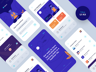 Fokus: Meditation App UI Kit