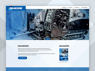 Maakone Website Redesign flat minimalistic simple site web web design website