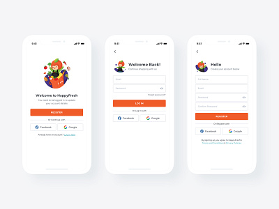 Sign Up Screen Redesign design illustration mobile app sketch ui user experience user interface ux