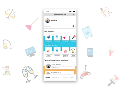 Tasksgo UI Conpect app browser clean app design dribbble illustration landing page lifestyle minimal app minimal app design mobileweb ondemand task app task management typography ui uidesign ux web work