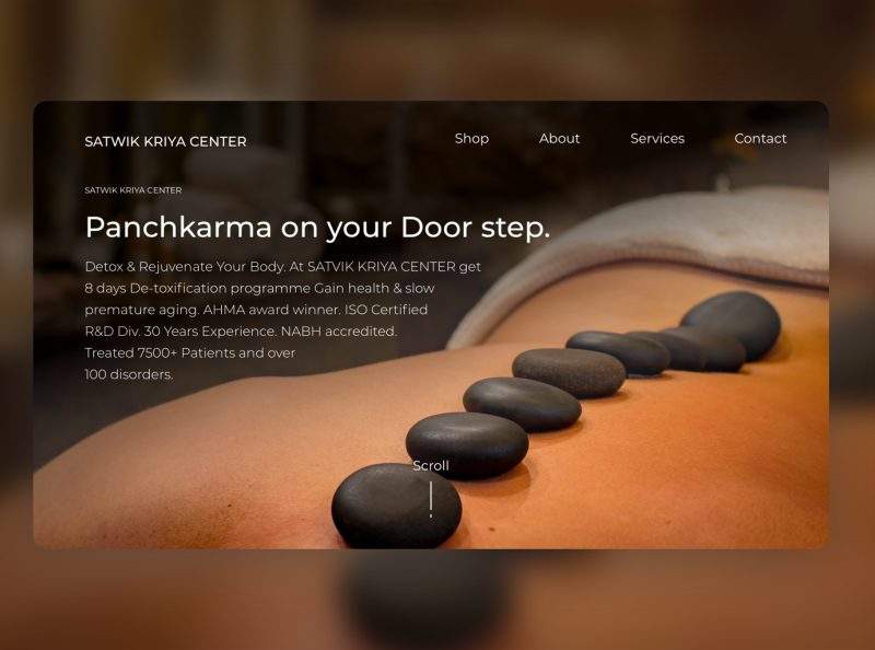 Massage Platform Landing Page Ui By Harsha Gogna On Dribbble