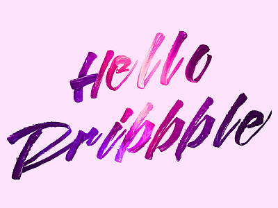 Hello dribbbler debut dribbble first illustration plant shot
