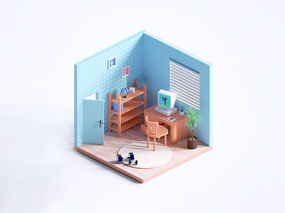 My House～ 3d animation branding graphic design logo motion graphics ui