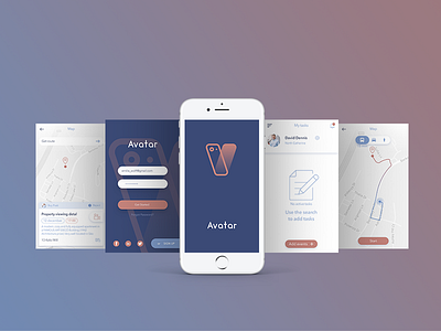 AVATAR APP adobe app appdesign application art color design graphic illustration illustrator mobile photoshop