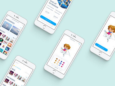 Download Color Book Application By Alex On Dribbble