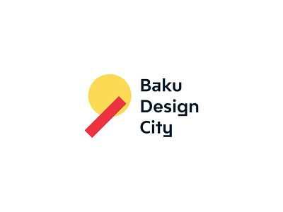 Baku Design City azerbaijan baku bakudesigncity branding design gdaz graphicdesign identity landoffire logo maidentower number9 simple sun