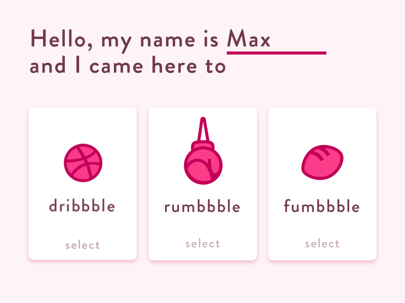 Hello Dribbble!