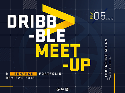 Dribbble Meetup and Behance Portfolio Reviews accenture meetup design in motion designers meetup dribbble event meetup