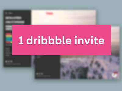 dribbble invite! app branding colorful colors concept design identity invite ui uiux website