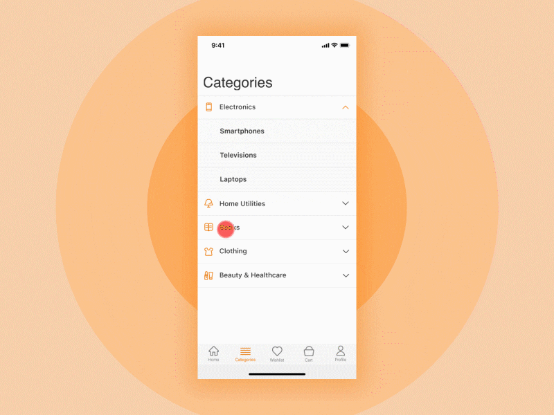 Shopping App Concept aftereffects app design design dribbble shot ios app ios app design mobile app design shopping app ui ui animation ui designer ui interaction uiux user interface design uxdesign