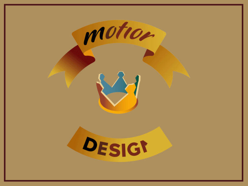 Logo with Crown after effects animated logo animation