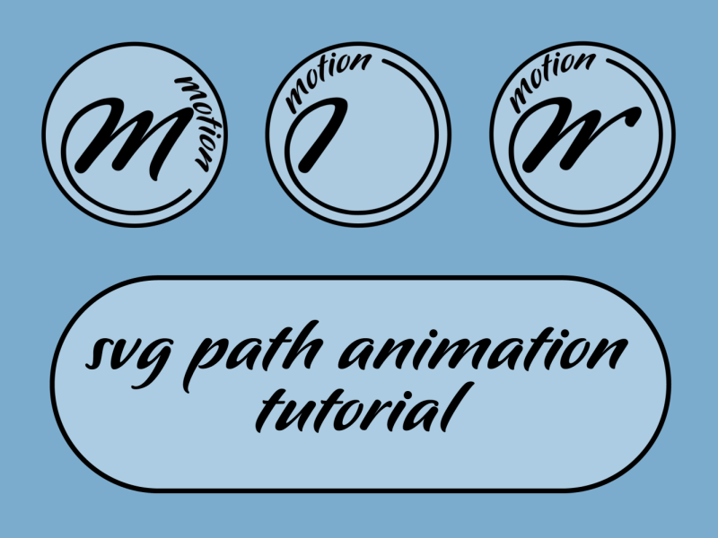 SVG path animation tutorial