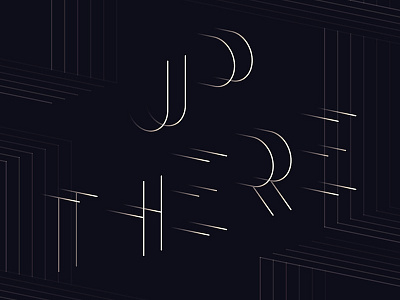 Up There | 01 of 25 black and white design graphic minimal type typography