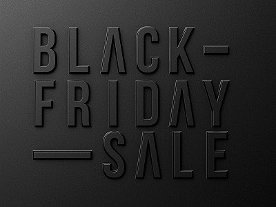 Black Friday 3d black concepts friday illustration render type typography