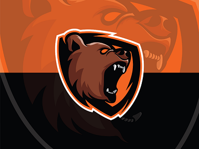 Grizzly Esport Logo grizzly bear esport logo