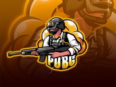 PUBG art character design esports esports logo gaming illustration logo mascot mascot logo vector