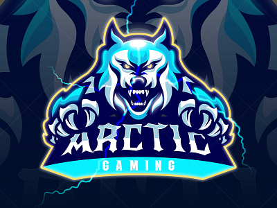 Arctic Gaming E-Sport Logo art branding character design esports esports logo gaming illustration logo mascot mascot logo vector