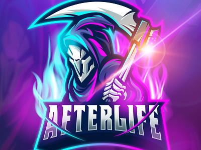 Afterlife Mascot Logo