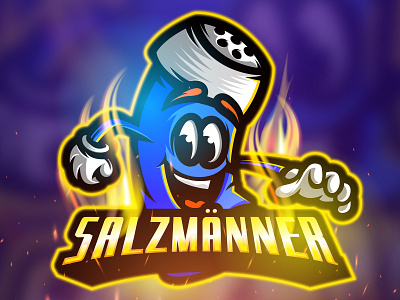 Salzmanner Mascot Logo art branding character design esports logo gaming illustration logo mascot mascot logo vector