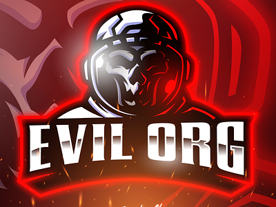 EVIL ORG MASCOT LOGO