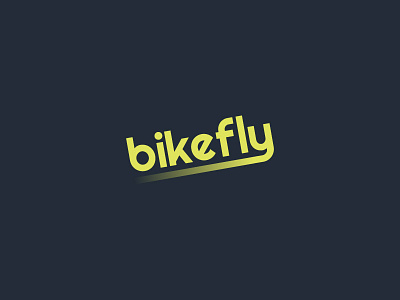 Bikefly Logo Concept bike concept fly gradient green logo