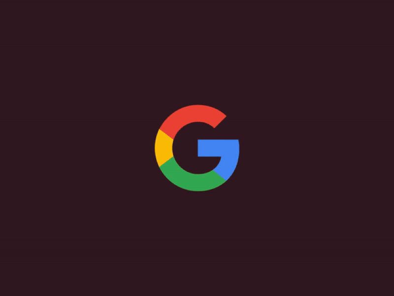 Google Loader after effects animation g gif google loader