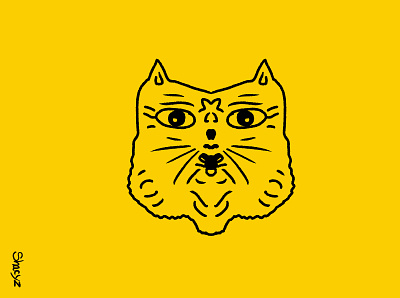 The weekly @dribbble "Design an Icon for Your Favorite Animal" animal art branding cat cat icon color graphic design illustration logo shacy doodles