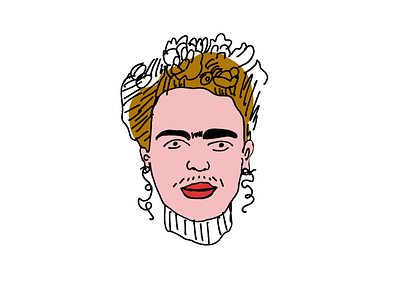 This is Frida, best seller image on Etsy and an amazing artist art design illustration