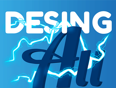 Desing ALL - Andres Llanos 3d branding diseño gráfico illustration ilustrator logo typography vector