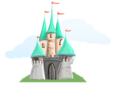 Castel 2 design illustration vector