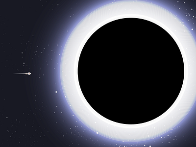 Black Hole Concept black game hole illustrator ship space vector