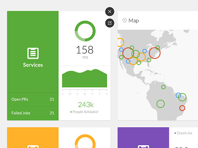 PCO Dashboard dashboard edit graph icon map ui vector