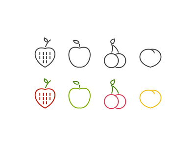 Fruits illustration vector