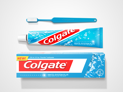 Toothpaste MockUp colgate mockup toothpaste