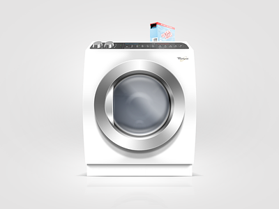Laundry Day clean laundry mockup washing machine
