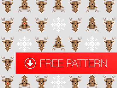 Oh Deer Wallpaper/Pattern christmas deer free pattern