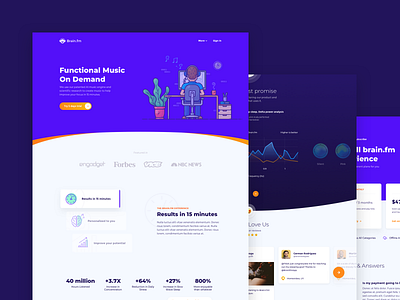 Brain.FM landing page