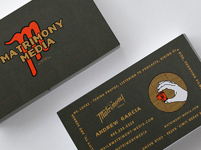 Matrimony Media - Business Card Design