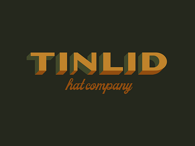 WIP - TINLID 3d design drop shadows evan johnson hand lettering kern and hyde kh creation co lettering