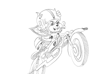 DEUS ex MACHINA - Sketch WIP motorcycles sketch wip