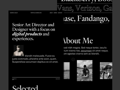 Folio — 19' v.02 graphic design interactive web design