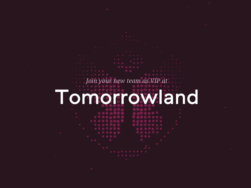 Tomorrowland animation clean flat free freebie job jobs minimalistic motion tomorrowland