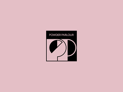 Powder Parlour advertising branding design disco electronic music logo music pp rave studio 54 techno