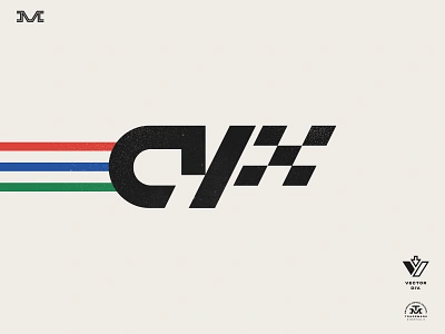 CY Motorsport branding city logo racing vintage