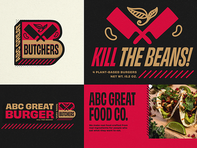 Butchers Brand brand branding design logo type vintage