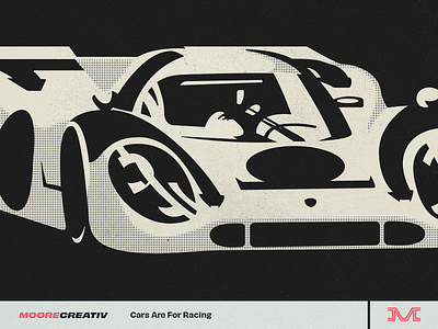 Cars Are For Racing car illustration porsche racing shirt vintage