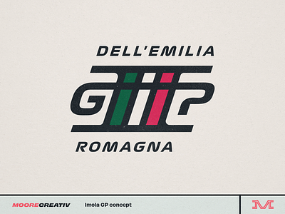 Imola GP brand branding f1 formula 1 logo racing sports type vintage